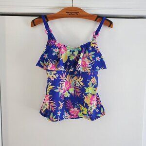 Arizona Blue Floral Swim Small Tankini